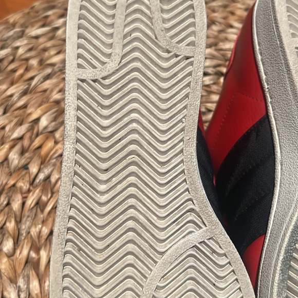 ADIDAS SUPERSTAR II MEN'S SIZES 8 NEW / RED LEATHER GOLD EMBLEM D74391 - Picture 5 of 12